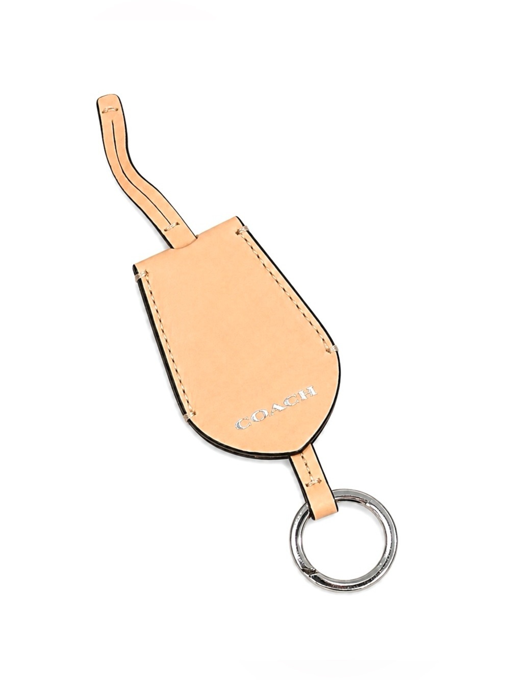 COACH Leather Clochette Keychain / Bag Charm